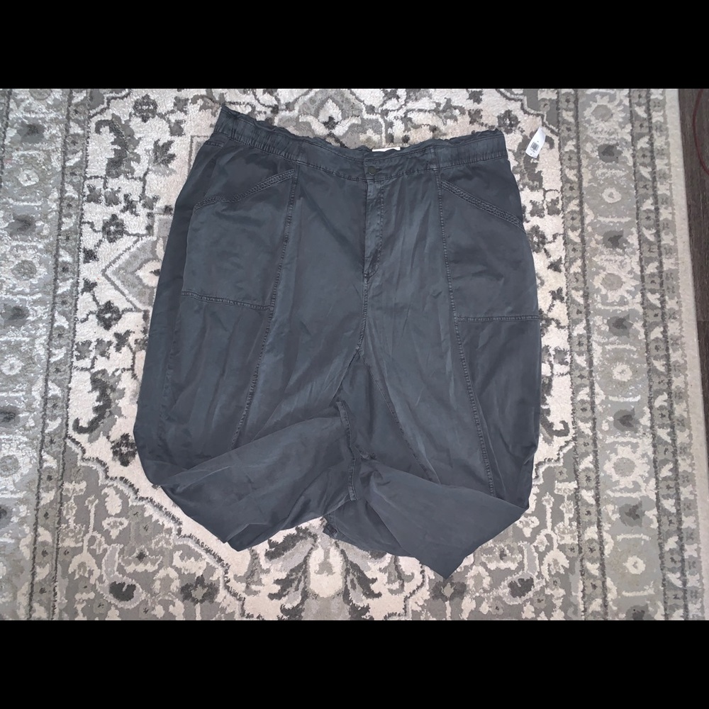 Old Navy High-Waisted Garment-Dyed Utility Pants